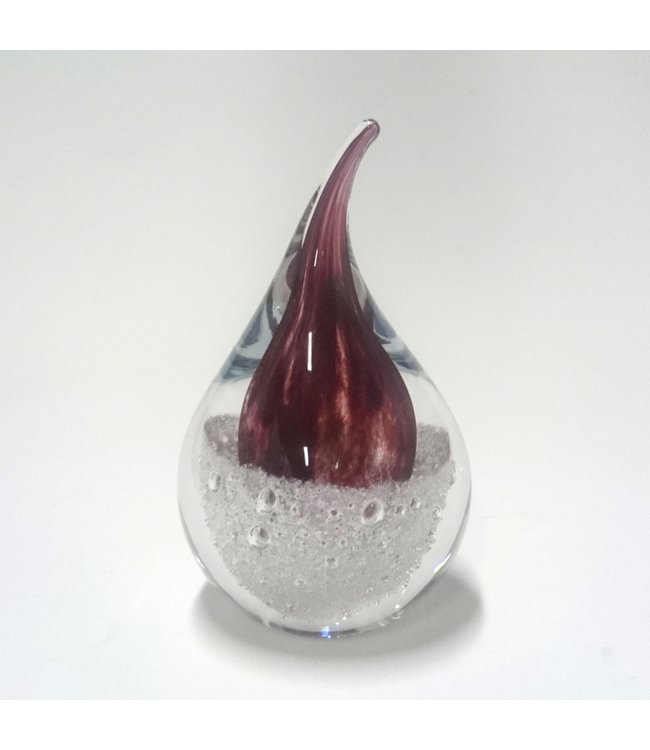 Glasobjekt 'Träne'