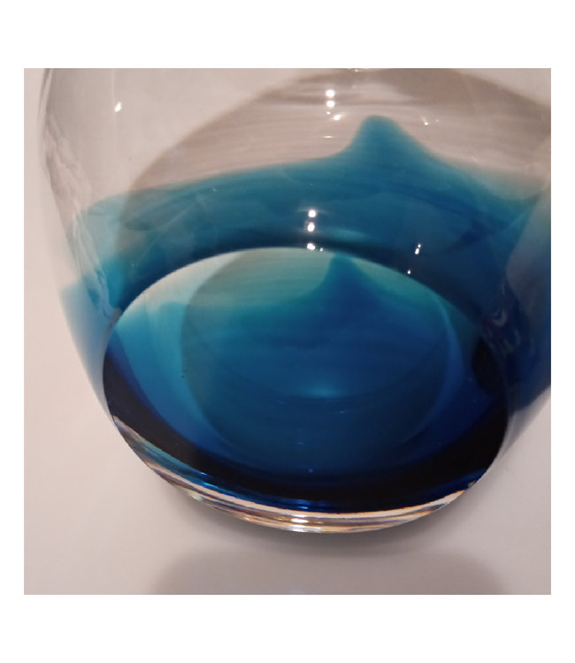 Leerdam Glaskunstvase Essilor