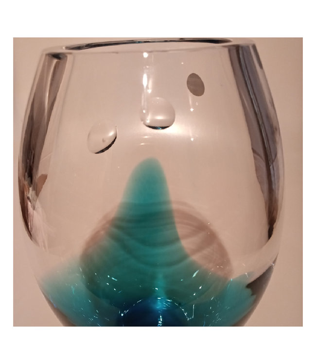 Leerdam Glaskunstvase Essilor