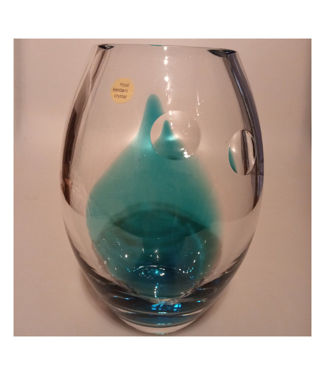 Leerdam glaskunst vaas Essilor