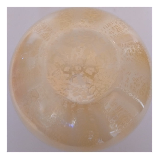 Leerdam craquelé vaas