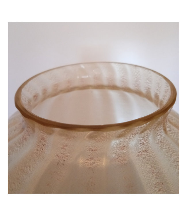 Leerdam Craquelé Vase