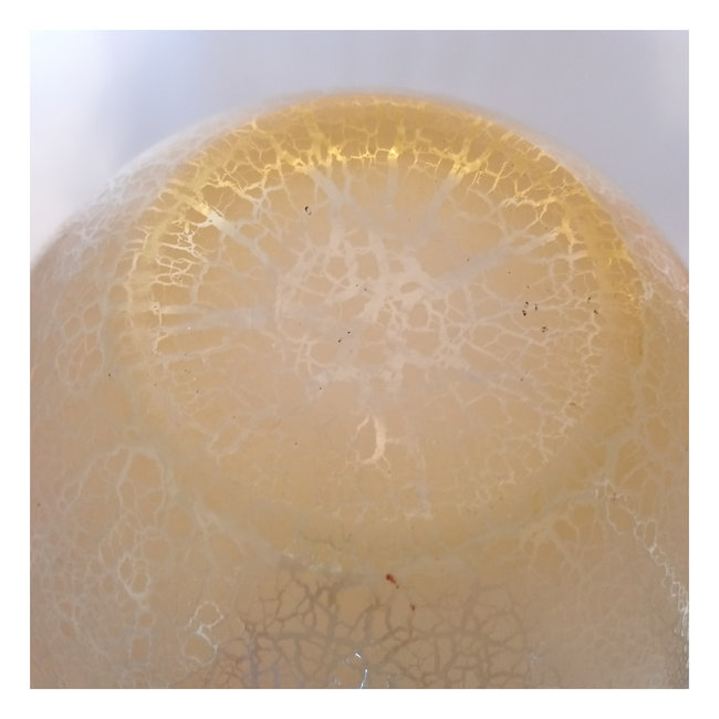 Leerdam craquelé vaas