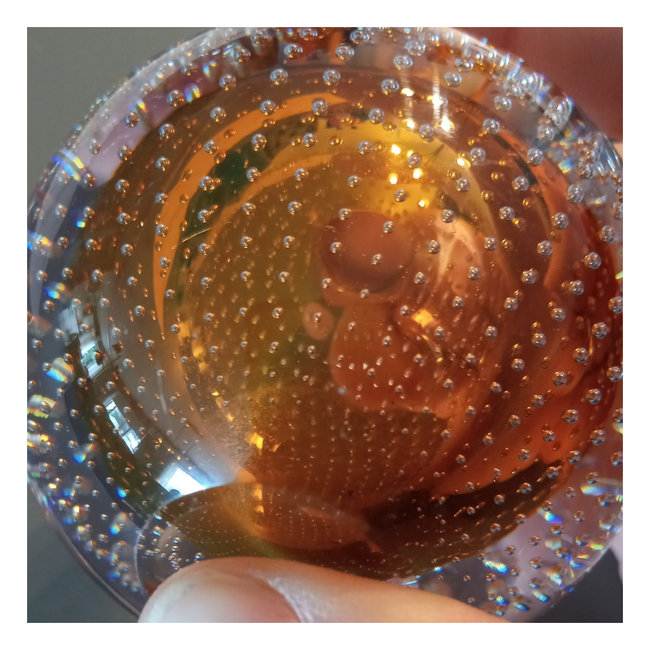 Spijkerbol Leerdam Ø7cm Oranje