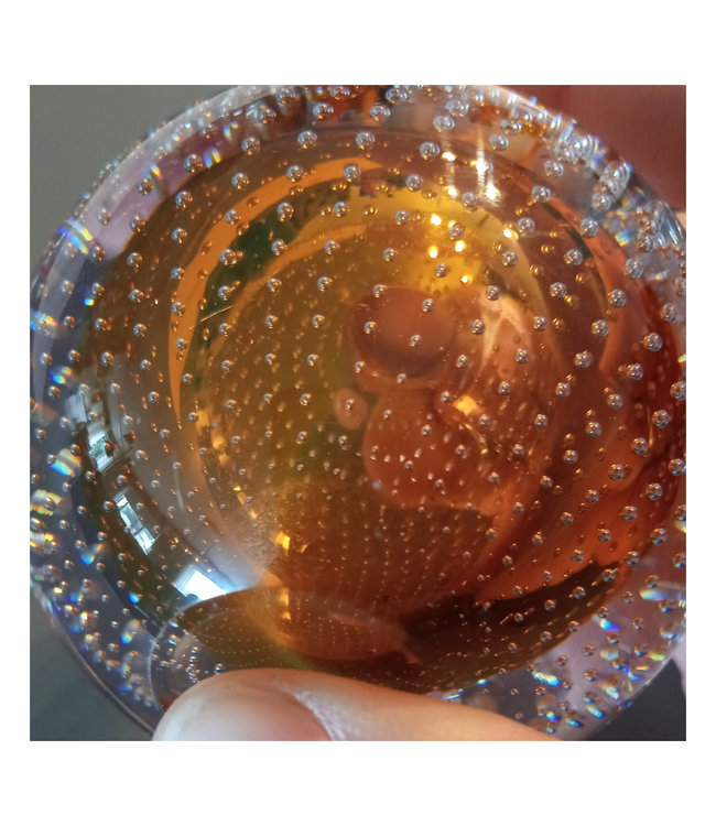 Spijkerbol Leerdam Ø7cm Oranje