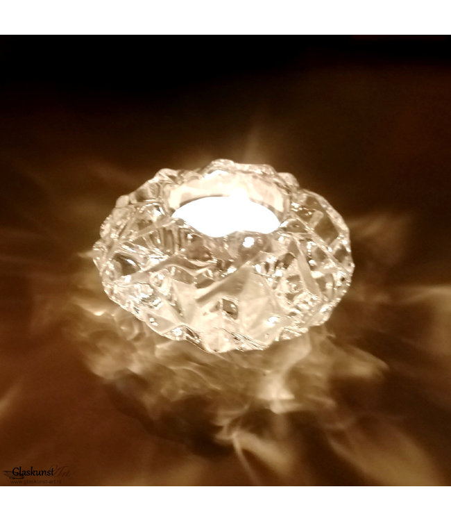 Orrefors Carat waxinelichthouder