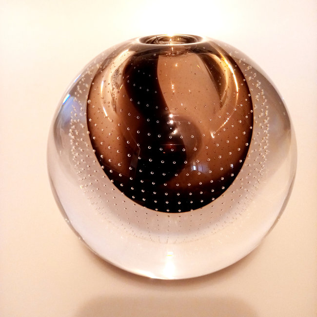 Spijkerbol Leerdam Ø12cm Bruin