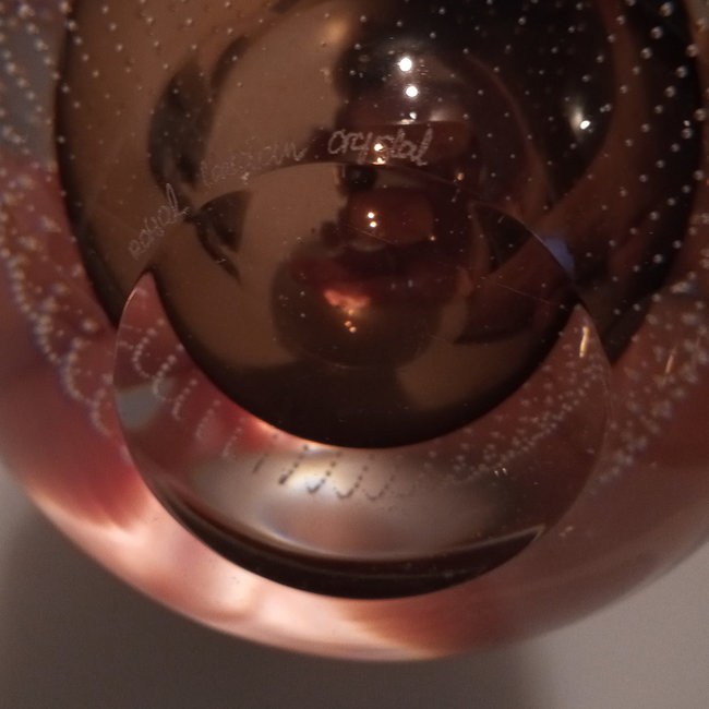 Spijkerbol Leerdam Ø12cm Bruin