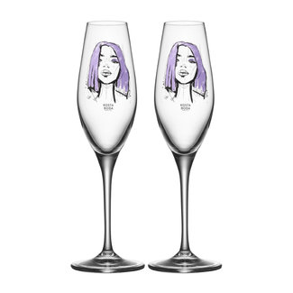 Kosta Boda All About You champagneglas Forever Mine, 23 cl (2-pack)