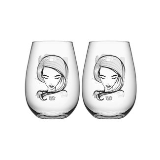 Sara Woodrow Kosta Boda trinkglas Need You