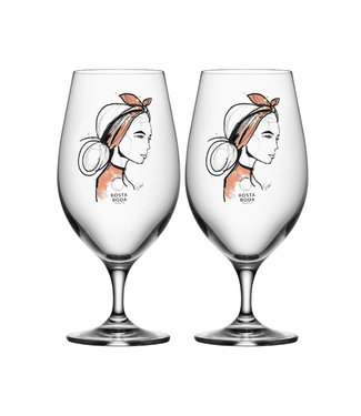 Sara Woodrow Kosta Boda bierglas Near You