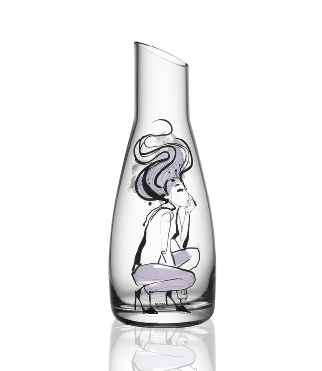 Sara Woodrow Kosta Boda karaffe