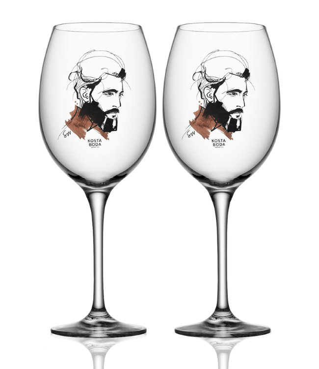 Kosta Boda All About You wijnglas Wait For Him, 52cl (2-pack)