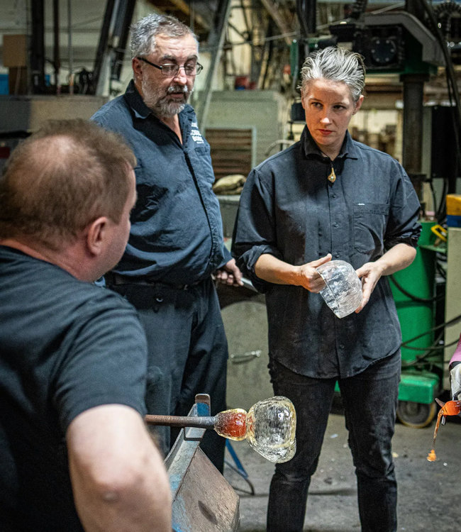 Kosta Boda Schale Crackle