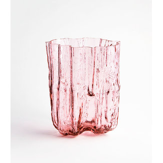 Åsa Jungnelius KostaBoda vaas Crackle roze