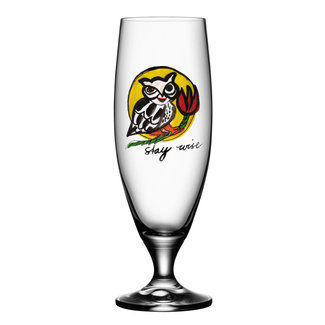 Ulrica Hydman-Vallien Kosta Boda bierglas Stay Wise