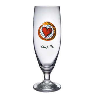 Ulrica Hydman-Vallien Kosta Boda bierglas You & Me