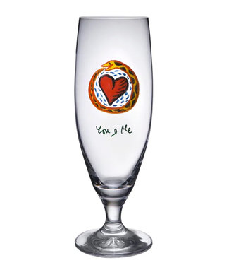 Ulrica Hydman-Vallien Kosta Boda bierglas You & Me