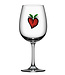 Ulrica Hydman-Vallien Kosta Boda wijnglas Hearts