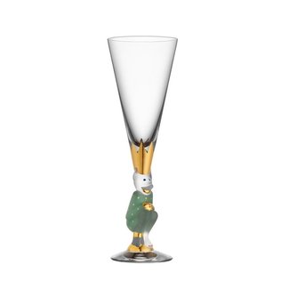 Orrefors Zweden Orrefors champagneglas The Sparkling Devil groen