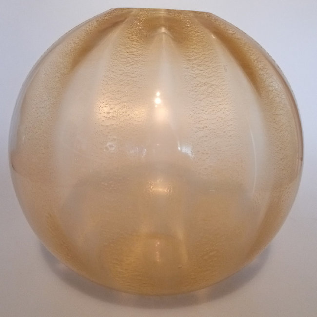 Leerdam craquelé vaas