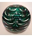 Royal Leerdam Crystal Leerdam Glaskunst - Bol groen en blank