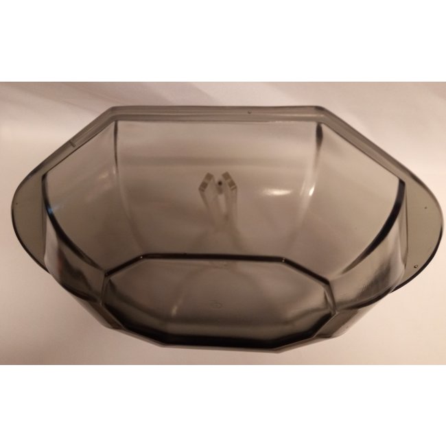 Leerdam Schale Pressglas grau 1921
