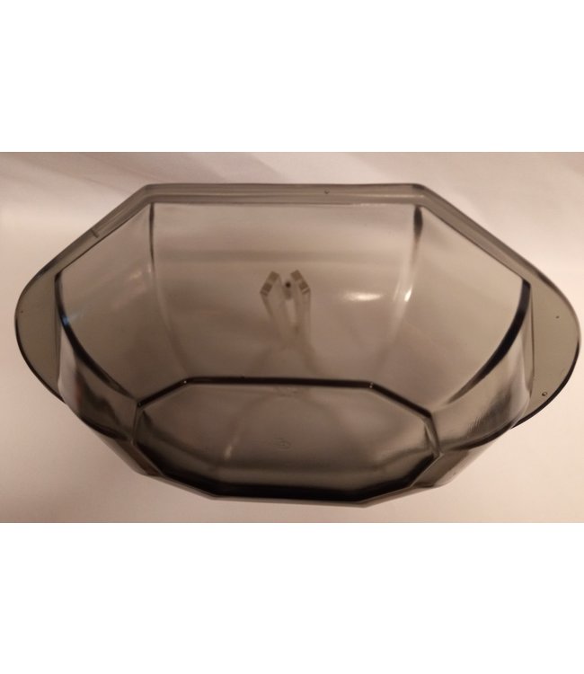 Leerdam Schale Pressglas grau 1921