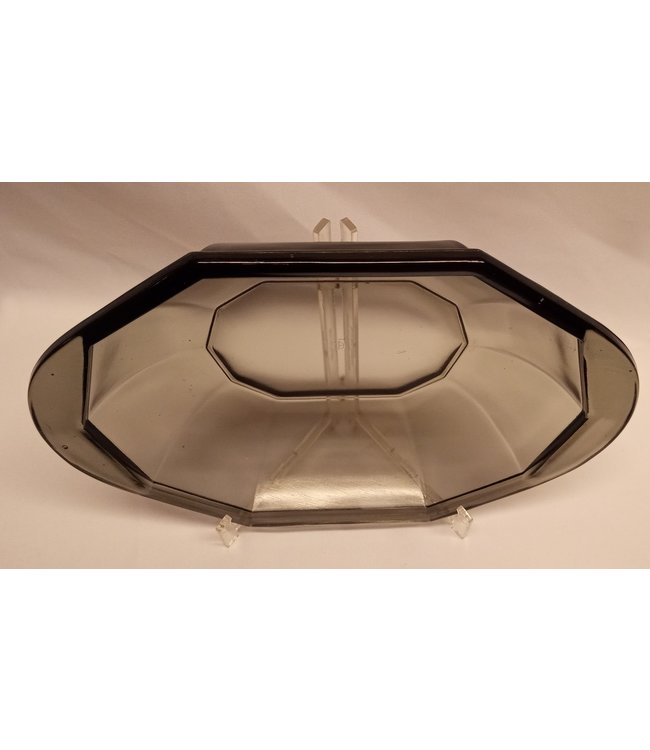 Leerdam Schale Pressglas grau 1921