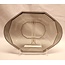 Leerdam Schale Pressglas grau 1921