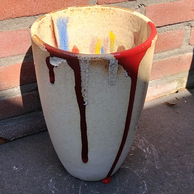 Schmelztiegelvase