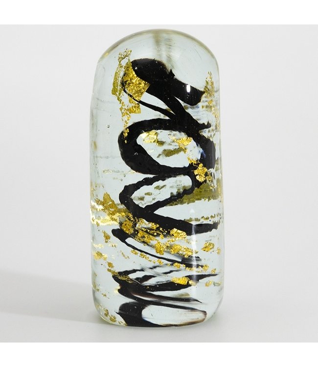 Glaskunst Art Glaskunst Art - Golden Dream zwart