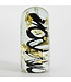 Glaskunst Art Glaskunst object 'Golden Dream' zwart