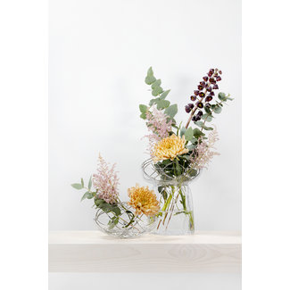 Orrefors Zweden Kristallvase Bloom - Orrefors