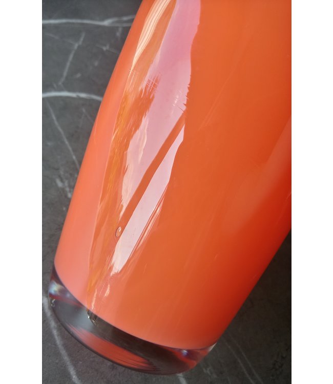 Siem van der Marel - Flaschenvase Iris orange