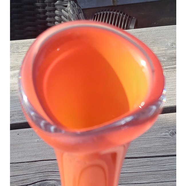 Siem van der Marel - Flaschenvase Iris orange