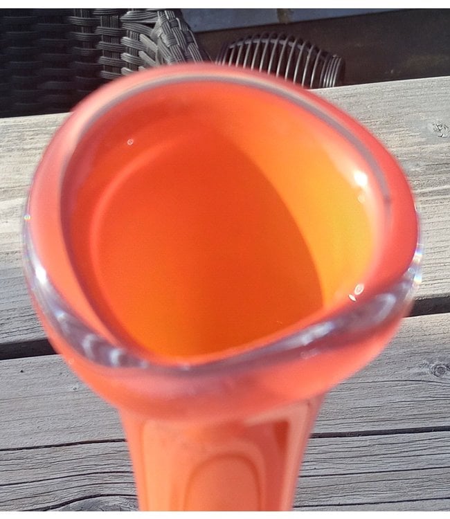 Siem van der Marel - Flaschenvase Iris orange