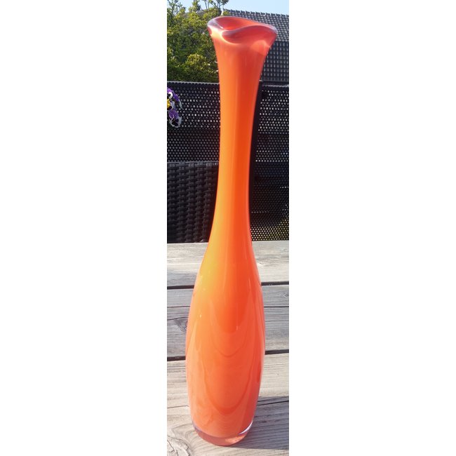 Siem van der Marel - Flaschenvase Iris orange
