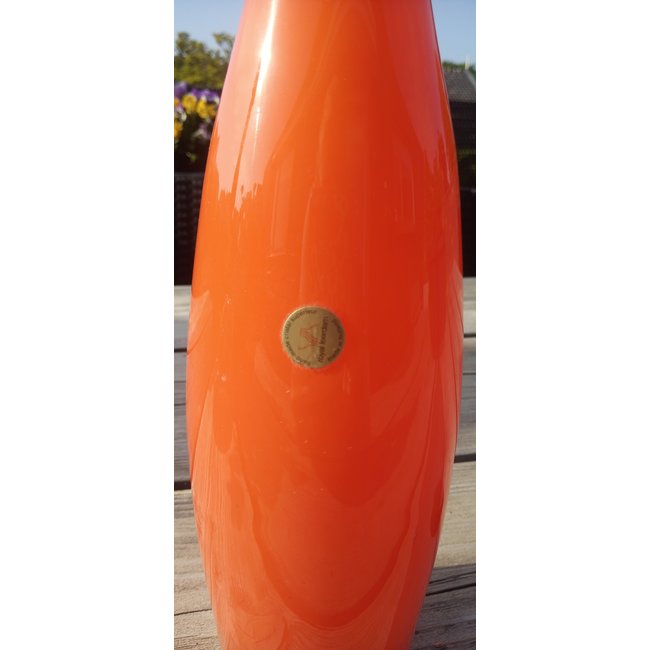 Siem van der Marel - Flesvaas Iris oranje