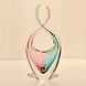 ArtCristal Bohemia Tsjechië Glassculptuur 'Duet' FLOWER ArtCristal Bohemia Tsjechië Glassculptuur 'Duet' FLOWER