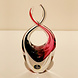 ArtCristal Bohemia Tsjechië Glassculptuur 'Duet' LOVE ArtCristal Bohemia Tsjechië Glassculptuur 'Duet' LOVE