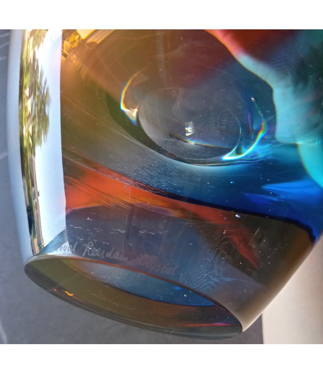 Leerdam Glaskunst - Regenbogenvase
