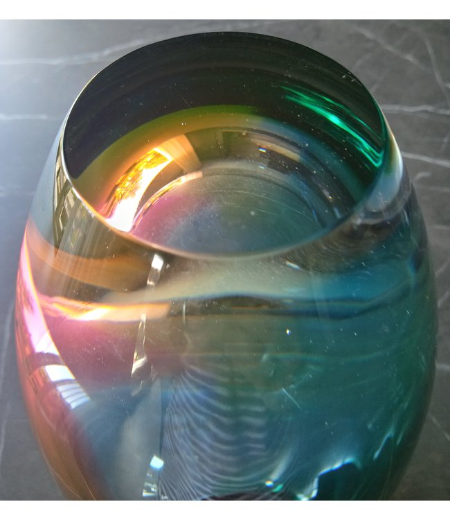 Leerdam Glaskunst - Regenbogenvase