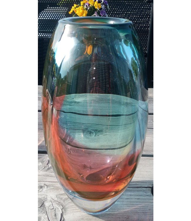 Leerdam Glaskunst - Regenbogenvase