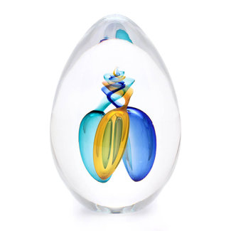 ArtCristal Bohemia Tsjechië Artcristal paperweight Egg BTG