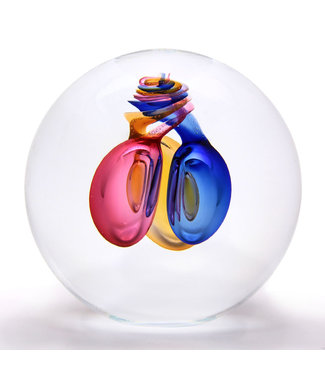 ArtCristal Bohemia Tsjechië ArtCristal Briefbeschwerer Kugel ArtCristal Bohemia Tsjechië ArtCristal Briefbeschwerer Kugel