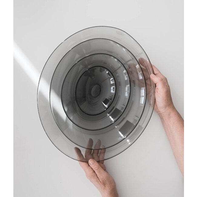 Orrefors Pond schotel grijs