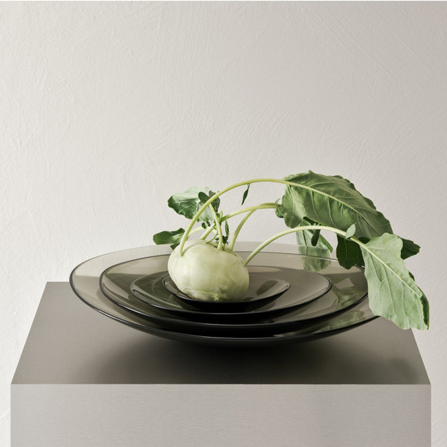 Orrefors Pond schotelset grijs