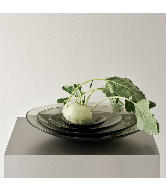 Orrefors Pond schotelset grijs