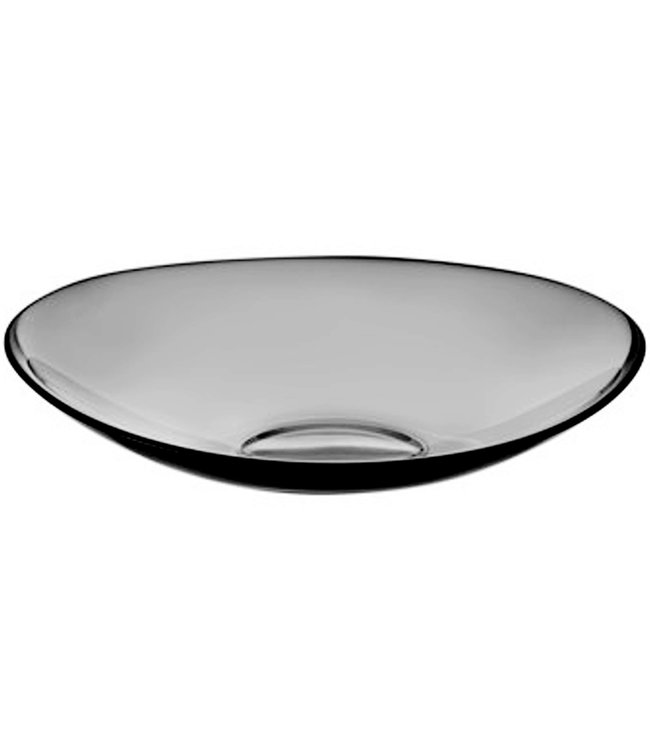 Orrefors Pond Schale grau